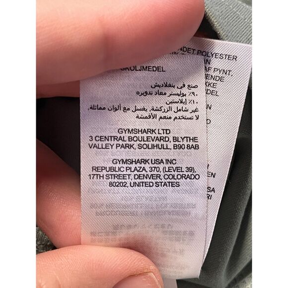 Gymshark Women’s Full Zip Long Sleeve – XL Sage Green Lightweight Training Top - Picture 8 of 10